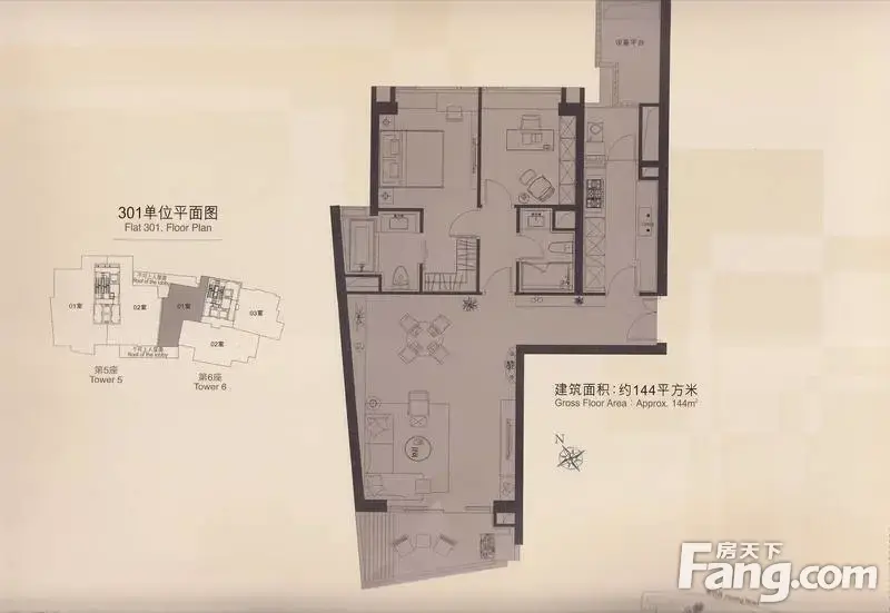 滨江凯旋门滨江凯旋门 0室 户型