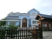 临河独栋别墅 小区中心位置 环绕式花园 停车方便