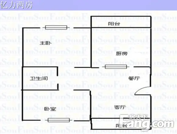 亿力音乐花园户型图