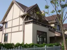 地铁别墅 英伦风格 除独栋外蕞大面宽的别墅