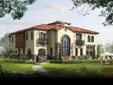 精装修,满5年,客厅挑高8米,不吵闹,南花园带泳池