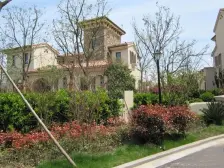 招商临河独栋别墅,下沉式花园别墅,品质物业封闭管理