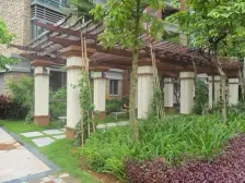 独栋大毛坯别墅 前后大花园、朝南单价低