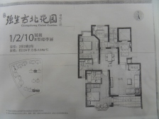 强生古北花园3室南朝向1588.00万元/套出售